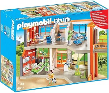 【中古】PLAYMOBIL プレイモービル 6657 - Children's Hospital with device並行輸入品