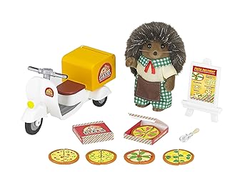 【中古】シルバニアファミリー おみせやさん おとどけピザ屋さんセット ミ-81