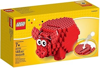【中古】LEGO 40155 ぶたの積み立てる箱 Pig Coin Bank