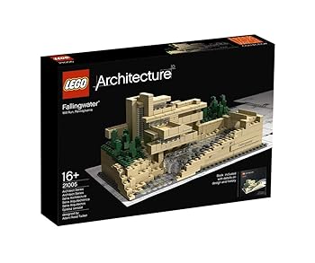 【中古】LEGO レゴ Architecture 第6弾 飛泉荘 カウフマン邸 Fallingwater 真っ直ぐ・ロイド・ライト 21005並行輸入