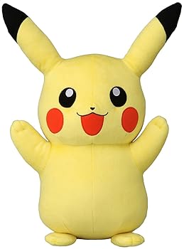 【中古】【39shop】ポケットモンスター★ポケモン ベストウイッシュおっきなぬいぐるみ ピカチュウ 並行輸入品(非常に良い)|ドリエム店
