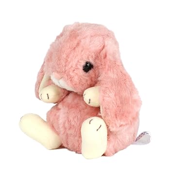 【中古】うさぎのロップイヤー ぬいぐるみS:ピンク