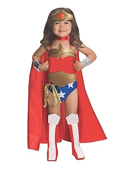 【中古】Rubies Costumes ワンダーウーマン 子供用ハロウィンコスプレ衣装Sサイズ画像