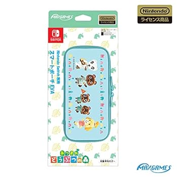 【中古】任天堂使用許可商いものNintendo Switch専用スマートポーチEVA あつまれどう殴りつけるの森