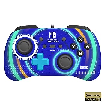 【中古】任天堂ライセンス商品ホリパッドミニ for Nintendo Switch サイクロンブルーNintendo Switch対応