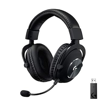 【中古】【39shop】Logicool★G PRO X ワイヤレス ゲーミングヘッドセット G-PHS-004WL LIGHTSPEED Dolby 7.1ch マイク 20時間連続使用可能 軽量 充電式 PS5 PS4 PC(良い)|ドリエム店