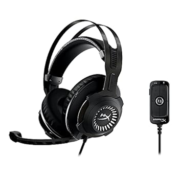 【中古】HyperX Cloud Revolver + 7.1 有線 ゲーミングヘッドセット 7.1ch PS4 PS5 PC Switch Xbox低反発クッション 3.5mm 頑丈なスチールフレーム TeamS