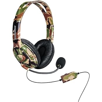 【中古】dreamGEAR X-TALKONE用 ゲーミングヘッドセット カモフラージュ