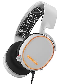 【中古】【39shop】国内正規品密閉型★ゲーミングヘッドセット SteelSeries Arctis 5 White 61444(良い)|ドリエム店