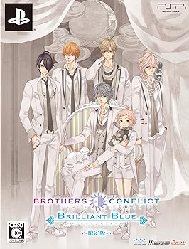 【中古】BROTHERS CONFLICT Brilliant Blue 限定版 予約携帯クリーナーストラップ付 - PSP画像