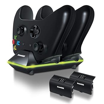 【中古】【39shop】dreamGEAR★XBOX ONE用 デュアルチャージドック ブラック(良い)|ドリエム店
