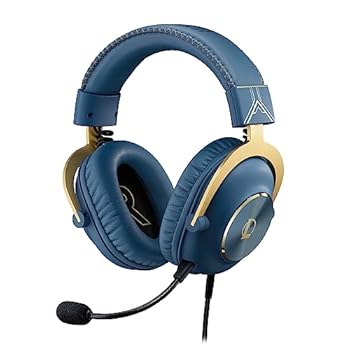 【中古】Logicool G PRO X ゲーミングヘッドセット LoL 有線 Dolby 7.1ch 3.5mm usb Blue VO!CE搭載高性能 マイク G-PHS-003LOL2 PS5 PS4 PC Switch Xbox