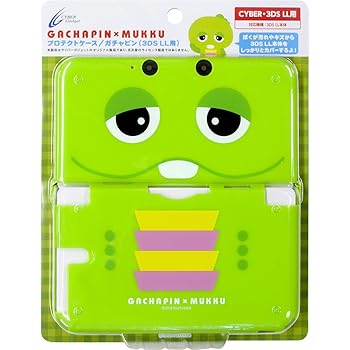 【中古】ガチャピン×ムック プロテクトケース 3DS LL用 ガチャピン