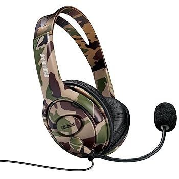 【中古】dreamGEAR X-TALKゲームヘッドセット ジャングルカモフラージュ