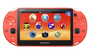 【中古】PlayStation Vita Wi-Fiモデル ネオン・オレンジPCH-2000ZA24