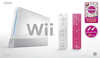 【中古】Wii本体シロ Wiiリモコンプラス2個、Wiiパーティ メーカー生産終了