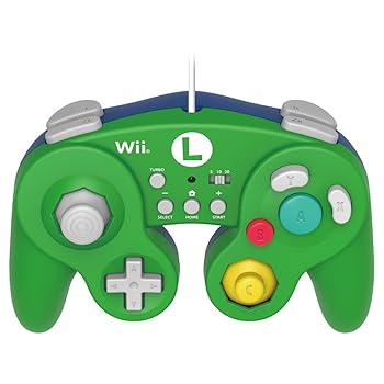【中古】Wii UWii対応ホリ クラシックコントローラー for Wii U ルイージ