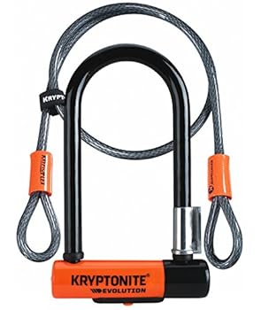 【中古】KRYPTONITEクリプトナイト Evolution Mini-7 U字ロック&120cmフレックスケーブル 並行輸入品