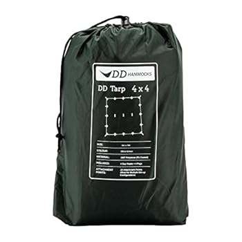 【中古】DD Hammocks タープ 4X4 正方形 Olive green 並行輸入品