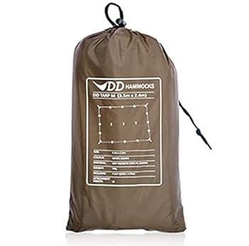 【中古】DDハンモック DDタープ DD Tarp M 3.5m x 2.4m 風呂敷き包み軽さ化 ハンモックの保護施設に至適なタープ CoyoteBrown 並行輸入品