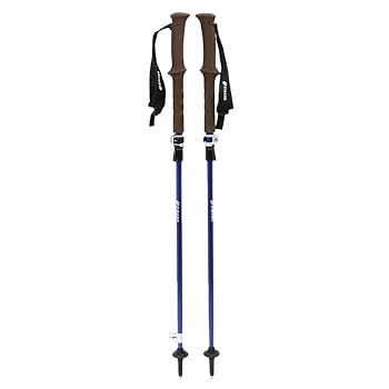 【中古】トレッキングポール フォルダーTWIST 使用サイズ:100-115cm折りたたみ36cm カラー:ブルー #113474