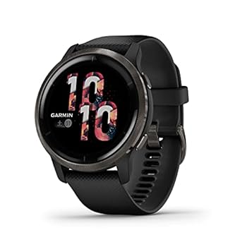 【中古】GARMINガーミン スマートウォッチ GPS Venu 2 BlackSlate日本正規品 010-02430-61 小