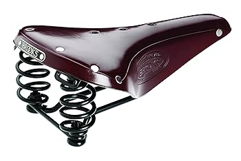 【中古】【39shop】BROOKSブルックス★伝統のレザーサドルB17のスプリングつきモデル FLYER BROWN（非常に良い）｜ドリエム店