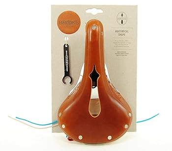 【中古】BROOKSブルックス なめし革サドル 穴空け産業を施した言い慣わしの古典派音楽青写真 B17 IMPERIAL CHROME HONEY