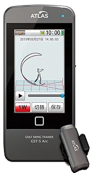 【中古】ユピテルYUPITERUATLASゴルフスイングトレーナー NobmaruGST-5Arc