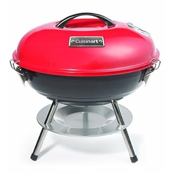 【中古】【39shop】Cuisinart★クイジナート CCG-190RB ポータブル バーベキューグリル 35cm レッド 並行輸入品(非常に良い)|ドリエム店