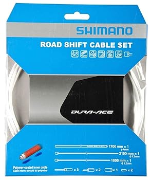 【中古】シマノSHIMANO リペアパーツ シフトケーブルセット ポリマーコーティング 9000 ホワイト RD-9000用ノーズ付 Y63Z98920