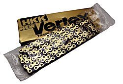 【中古】HKK Vertex ベルテックス 18inチェーン店 ゴールド黒いこと