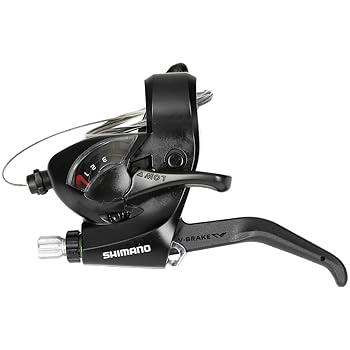 【中古】シマノSHIMANO シフティングブレーキレバーMTB ST-EF41-L 左レバーのみ 3S 2フィンガー ESTEF41LBL TOURNEYターニー