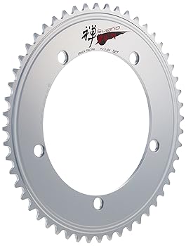 【中古】SUGINOスギノ チェーン店輪っか ZEN禅 144NJS WHEADER 52T しろがね色