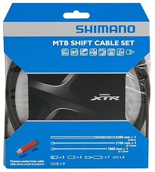 【中古】シマノSHIMANO リペアパーツ シフトケーブルセット ポリマーコーティング MTB 黒いこと Y01V98110