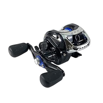 【中古】グローリーフィッシュGlory Fish ベイトリール キャストビート 100 ブルー 糸付 3号-100m