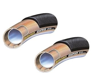 【中古】【39shop】2本セット★CONTINENTAL チューブラータイヤ GIROジロ 28"x22mm 700 x 22C ブラック&ブラウン 並行輸入品（良い）｜ドリエム店