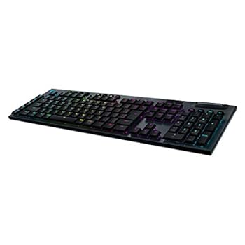 【中古】Logicool G ゲーミングキーボード G913-CK クリッキー 青軸 薄型 しっかりとしたキーストローク感 GL取り替えっこ 日本語取り合わせ LIGHTSPEED Bluetooth 繋ぎ合わせる相応う L