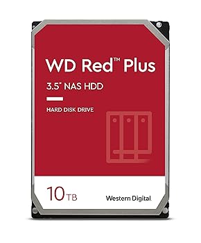【中古】Western Digital 内蔵HDD WD Red Plus WD101EFAX 3.5in 10肺結核