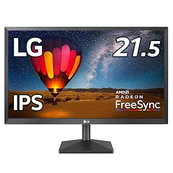 【中古】【39shop】LG★モニター ディスプレイ 22MN430M-B 21.5インチフルHDIPS 非光沢HDMI×2、D-SubFreeSyncブルーライト低減、フリッカーセーフ3年安心・無輝点(非常に良い)|ドリエム店