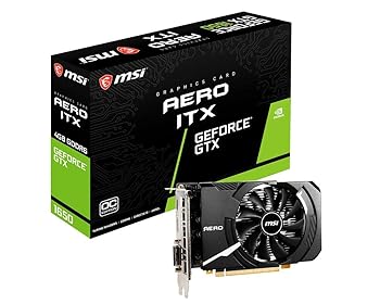 【中古】MSI Gaming GeForce GTX 1650 128ビット HDMIDPDVI 4GB GDRR6 HDCP DirectX 12 VR対応 OC ITX グラフィックスカード GTX 1650 D6 AERO ITX OC。