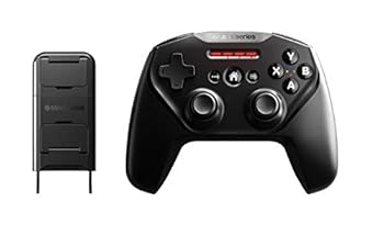 【中古】SteelSeries ワイヤレスゲーミングコントローラー Nimbus+ MFi認証 iPhoneiPadMACApple TV対応 国内正規品
