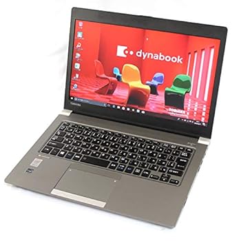 【中古】中古TOSHIBA 東芝 dynabook R63U PR63UBAA637AD81 Core i5 4GB SSD 128GB 13.3型 Windows10 無線電話ローカルエリアネットワーク Bluetooth 中古マイコン 万覚え帳マイコン 200 パソコン・周辺機器-その他