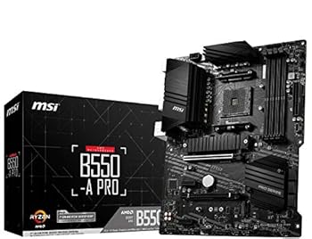 【中古】MSI B550-A PRO お母さんゲーム盤 ATX AMD B550 手当て仕掛ける積み上げる MB5032