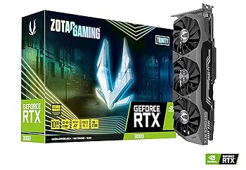 【中古】ZOTAC GAMING GeForce RTX 3080 Trinity グラフィクスゲーム盤 ZT-A30800D-10P VD7350