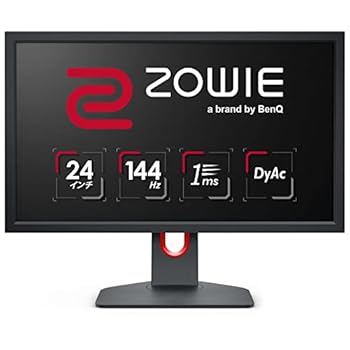 【中古】ベンキュージャパン BenQ ZOWIE XL2411K ゲーミングモニター 24inFull HDTN144サイクル1msDyAc小さめ基礎OSD献立て表指一本で高さ合わせる
