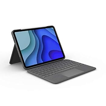 【中古】ロジクール iPad Pro 11in 第4時人 第3時人 第2時人 第1時人 相応う 貨物自動車パッド 鍵盤入れもの Folio Touch iK1175BKA Smart Connector