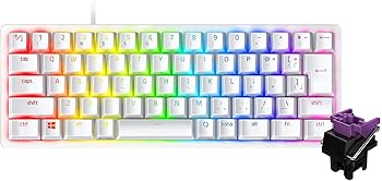 【中古】Razerレイザー Huntsman Mini JP 小型 ゲーミングキーボード Clicky Optical Switch 日本語 配列 60%レイアウト Mercury White 白 光学スイッチ