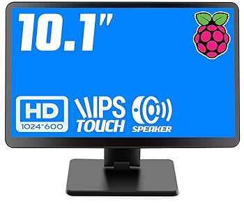 【中古】Raspberry Pi用管する 10.1in KOGODA 入れもの IPSダイアログボックス 1024X600 タッチモニター 178°全可視性 可動性管する 金棒引き内蔵 小型モニ