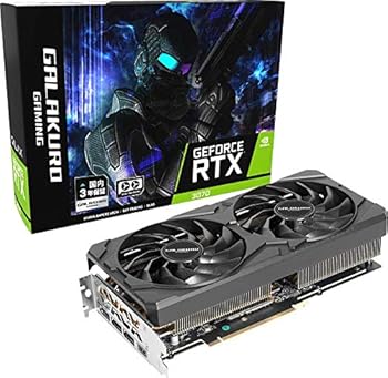 【中古】老練家目標にする NVIDIA GeForce RTX3070積み上げる グラフィックゲーム盤 GDDR6 8GB GALAKURO GAMINGつづき物 GG-RTX3070-E8GBOCDF2